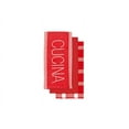 thumbnail image 1 of Set of 3 Cucina Tea Towels 18" x 26" 100% Cotton Red, 1 of 1
