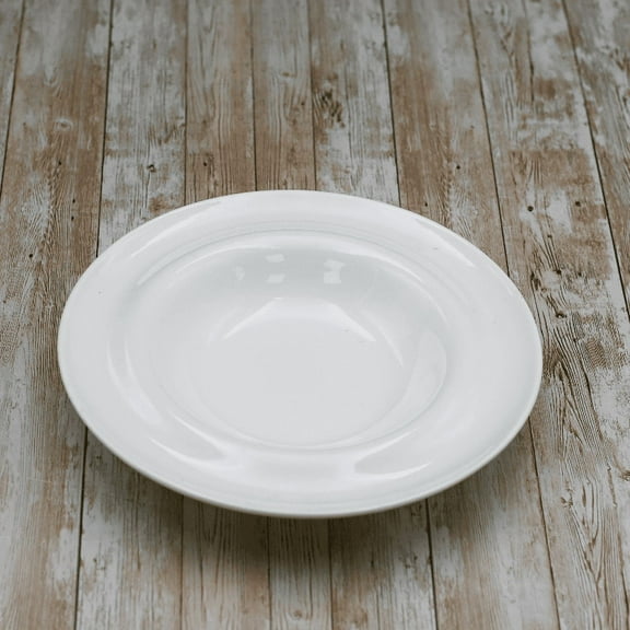 [ Set of 3 ] DEEP PLATE 10" | 25.5 CM 14 FL OZ | 400 ML White