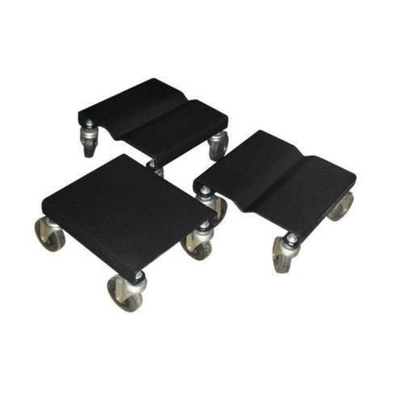 Set of 3 Dolly Storage Dollies Mover Snow Mobile 1500 LBS Snowmobile Roller