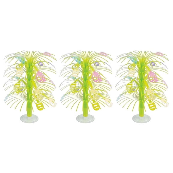 Set of 3 Easter Egg Trees Tabletop Decoration 13 Inches