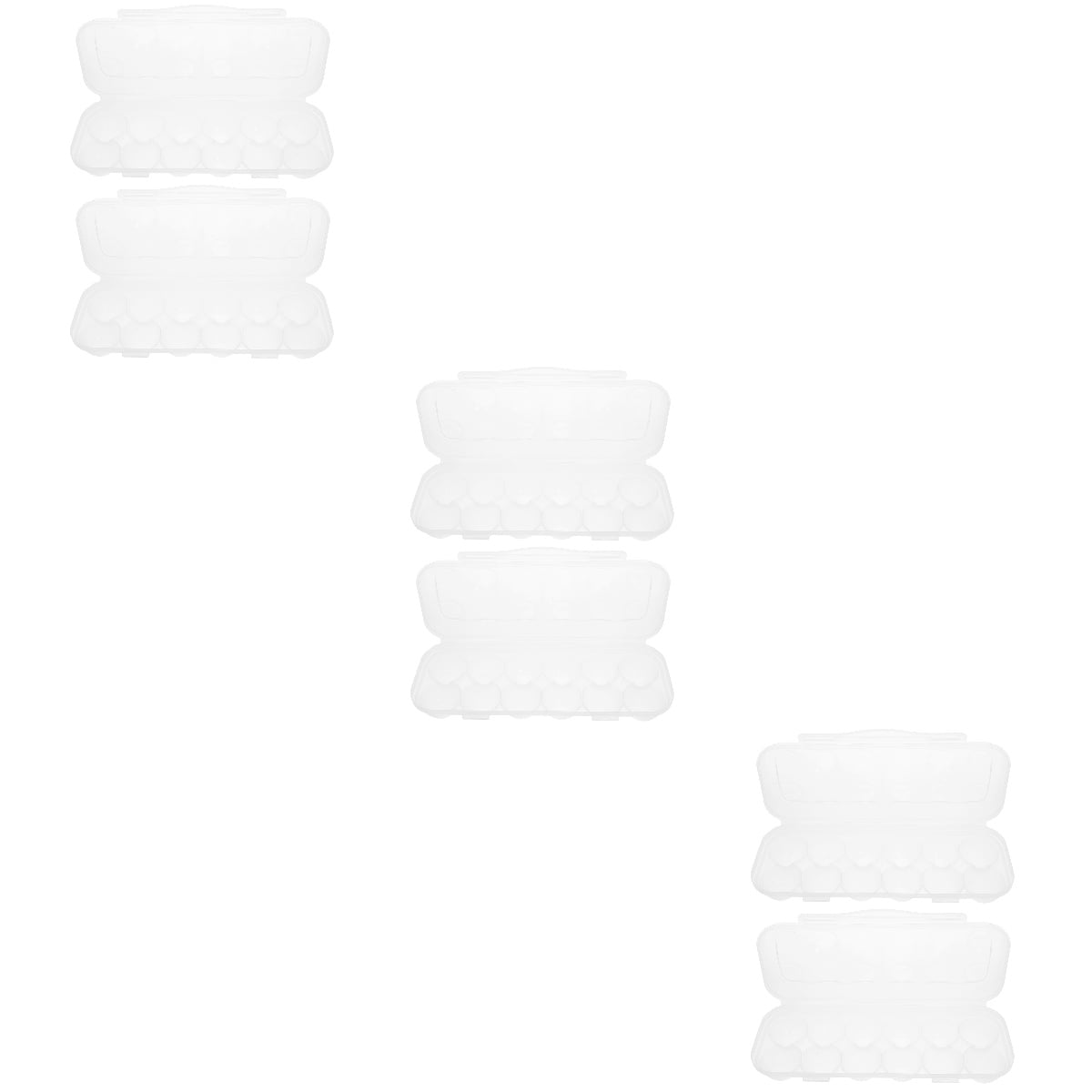 Set of 3 Egg Holder for Fridge Goose Carton Preservation Box