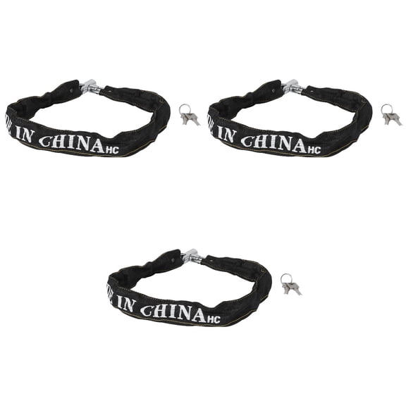 Set of 3 Equipment Motorcycle Accessories Electric Scooter Bike Lock