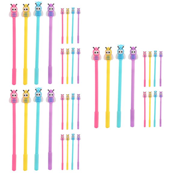 Set of 3 Erasable Flare Gel Pens for Students and Office Use, , Smooth Writing, 18.5x3CM Stationery