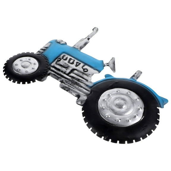 Set of 3 Farmhouse Wall Decor Wrought Iron Tractor Porch Decor 27x20cm Sky-blue