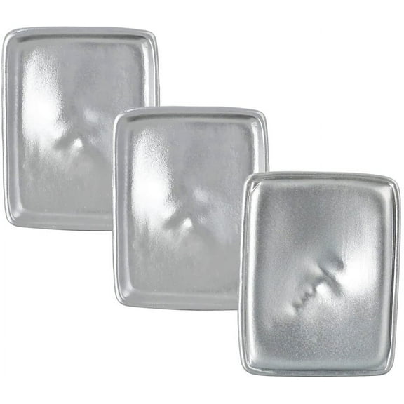 Set of 3 Flexible Silver Trays with Smashed Face for WWE & AEW Wrestling Action Figures