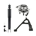 thumbnail image 1 of Set of 3 Front Left Lower Control Arm Ball Joint-Wheel Hub Bearing Assembly-Shock Absorber For 2004 GMC Sierra 1500 With 6 Stud Hub, 1 of 10