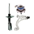 thumbnail image 1 of Set of 3 Front Left Lower Control Arm Ball Joint-Wheel Hub Bearing Assembly-Suspension Strut Assembly For 2001-2003 Oldsmobile Aurora, 1 of 10
