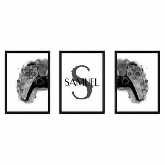 Set of 3 Gaming Wall Art Prints, Gaming Prints, Gaming Gift for Boys Bedroom Decor, Gift for Gamer, Video Games Room Art, Gaming Poster, Poster Only