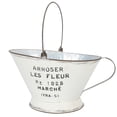 thumbnail image 1 of Set of 3 Garden Hanging Planter Antique White Flower Basket Flowering Pot, 1 of 1