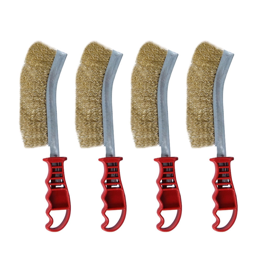 Set of 3 Heavy-Duty Grill Grate Cleaning Wire Brushes, and Wear-Resistant BBQ Scrubbers for Outdoor Grills