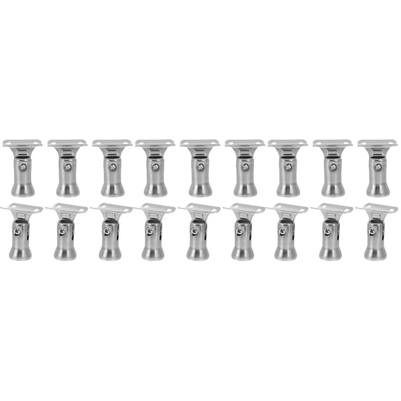Set of 3 Handrail Brackets for Stair Railing, Guardrail Support, and Banister Installation Hardware