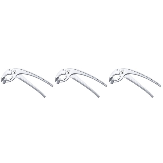 Set of 3 Hand Tools Hot Bowl Holder Anti-scalding Hot Bowl Clip Dish Tongs Lifter Stainless Steel Household Aluminum Alloy