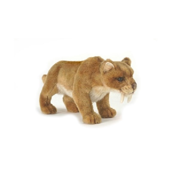Handcrafted Cuddlers Set of 3 Handcrafted Saber Tooth Tiger Stuffed Animals 12"