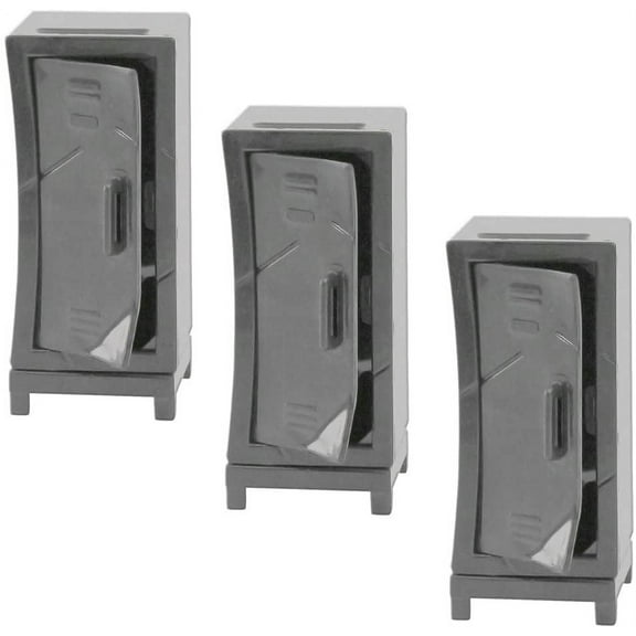 Set of 3 Lockers for WWE & AEW Wrestling Action Figures