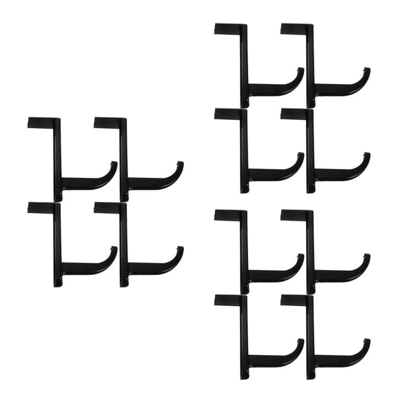 Set of 3 Headphone Stand Desk Mounted Conputer Monitor Earphone Hook Wall Rack