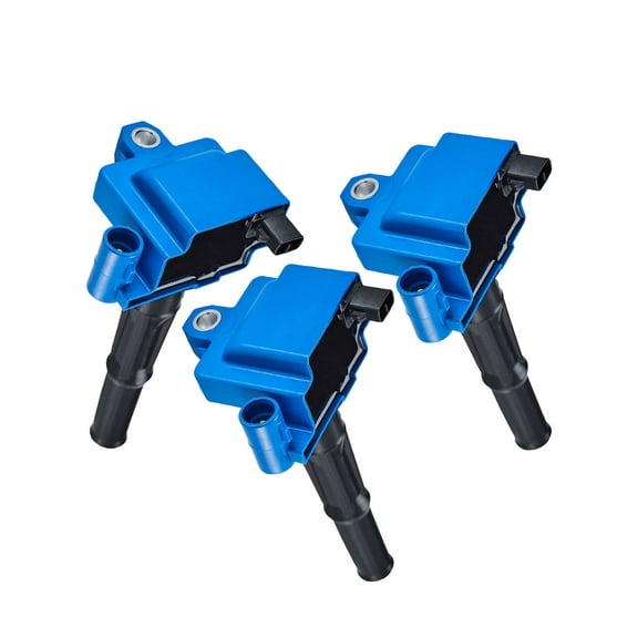 Set of 3 High Performance Blue Color Ignition Coil Compatible with 2004 Toyota Tacoma 3.4L V Replacement for UF156 C1041