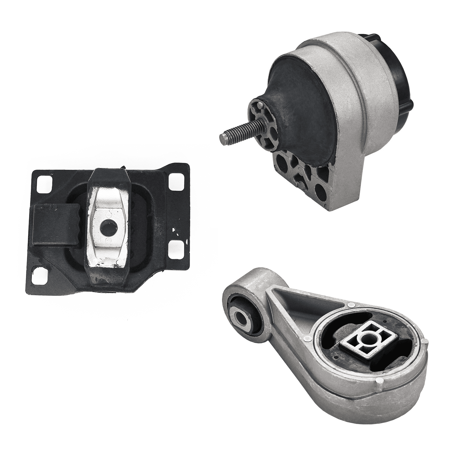 Set of 3 ISA Engine Motor Mounts Compatible with 2008-2011 Ford