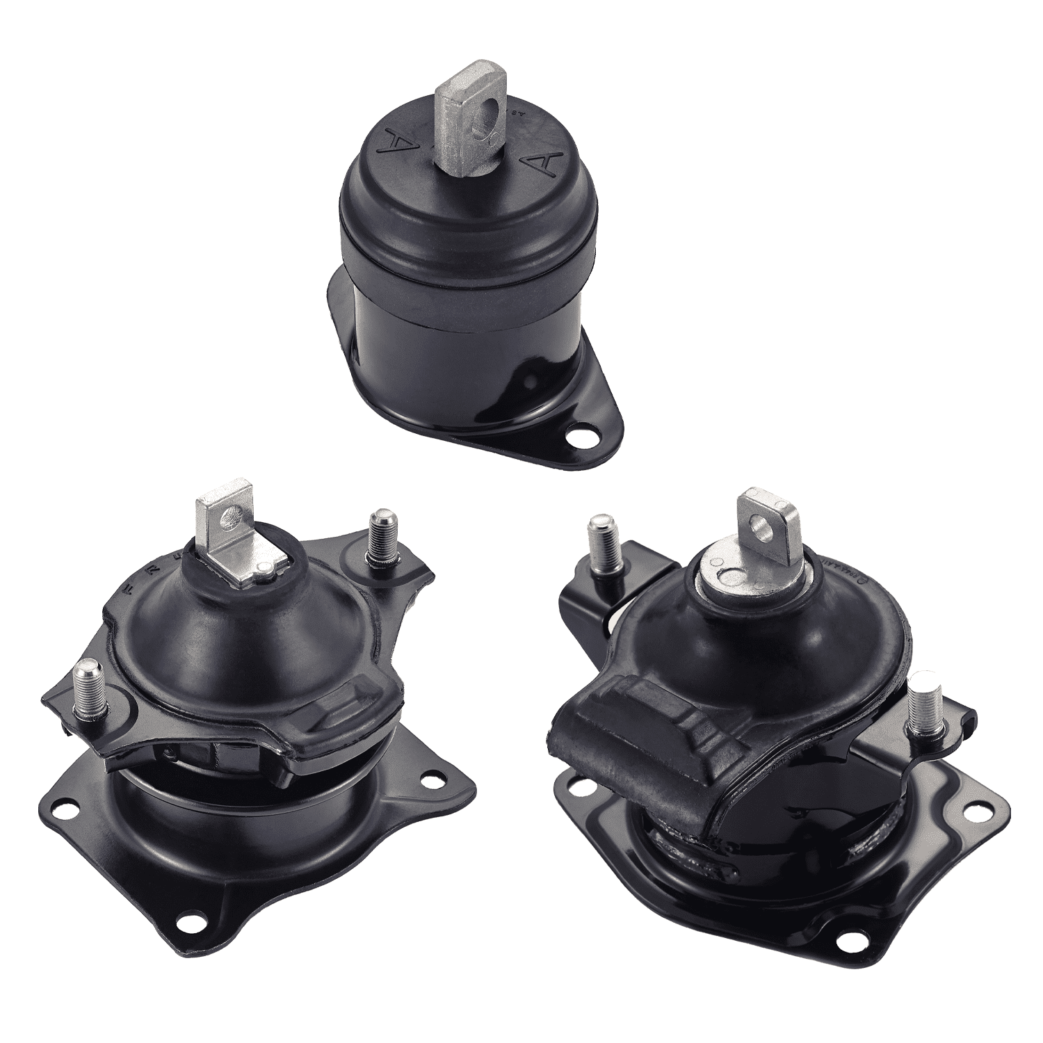 Set of 3 ISA Engine Motor Mounts Compatible with 2003-2007 Honda Accord 3.0L V6 A4526HY, A4517, A4527