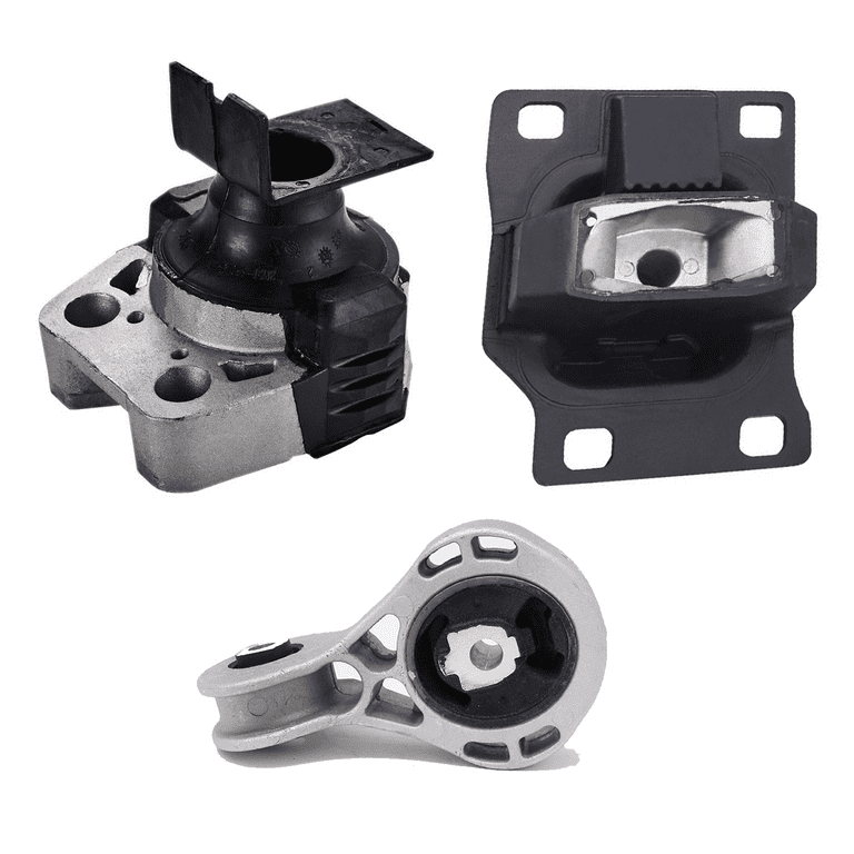 Set of 3 ISA Engine Motor Mounts Compatible with 2008-2011 Ford Focus  Ambiente SEL SES SE S Sport 2.0L l4 A5312, A5322, A2986