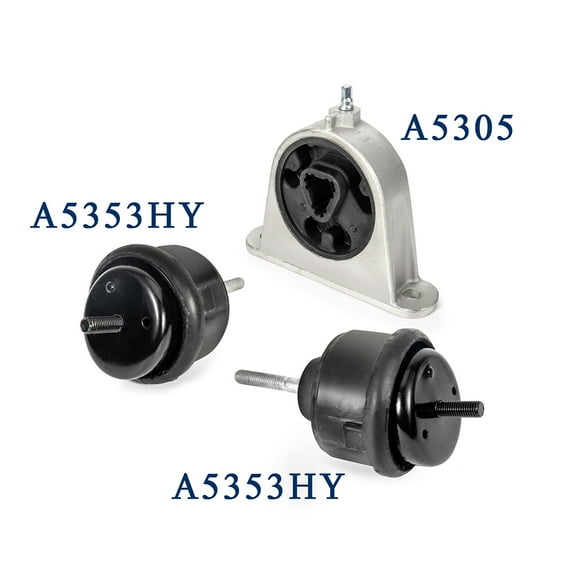 Set of 3 ISA Engine Motor & Trans Mount for 2007-2008 Chrysler Pacifica V6 3.8L 4.0L Replacement For A5353HY,A5353HY