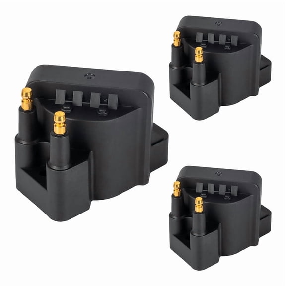 Set of 3 ISA Ignition Coils Compatible with 1986-2009 Buick Allure Lacrosse LeSabre Pontiac 6000 Fiero Chevrolet Cavalier V6 3.8L Replacement for DR39 C849