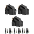 thumbnail image 1 of Set of 3 ISA Ignition Coils and 6 Spark Plugs Compatible with  2000-2002 Buick Century Limited Sedan 4-Door 3.1L  Replacement for DR39, 1 of 1