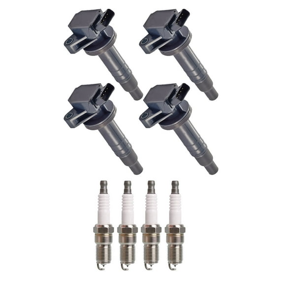 Set of 3 ISA Ignition Coils and 6 Spark Plugs Compatible with Toyota Celica 2000-2005 1.8L L4 1794cc -ci Replacement for UF247