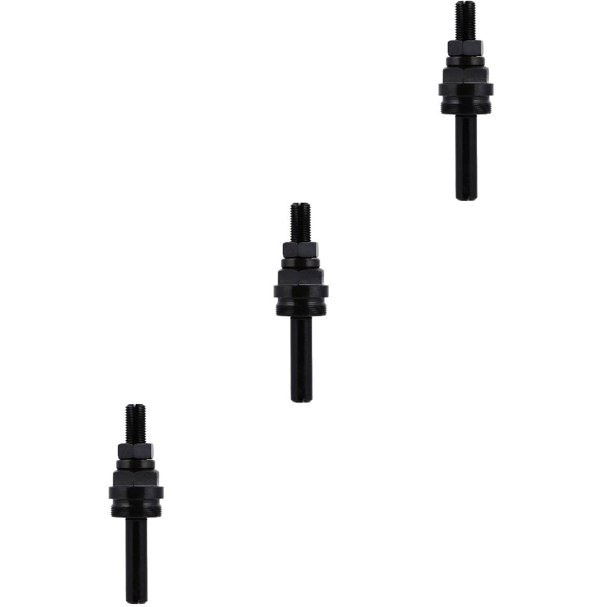 Set of 3 Indicator Stop Threaded Chuck Adjustable Collet CNC ...