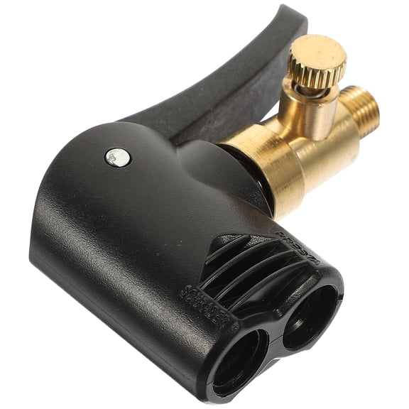 Set of 3 Inflatable Chuck Portable Tire Connector Inflator Open End Pump Clip American Style Brass
