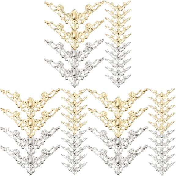 Set of 3 Iron Cover Protector Stickers Film Photo Corners Self Adhesive