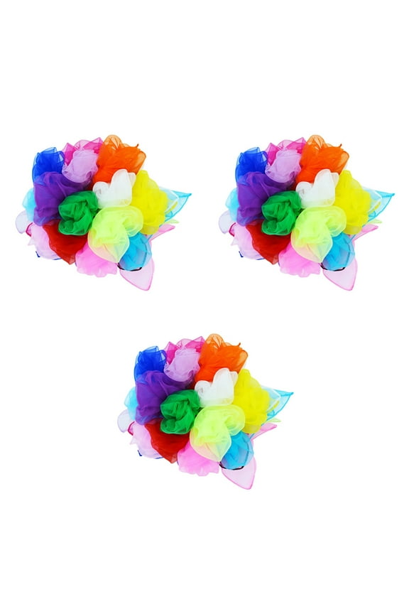 3 PCS Juggling Musical Play Scarves Dance Baby