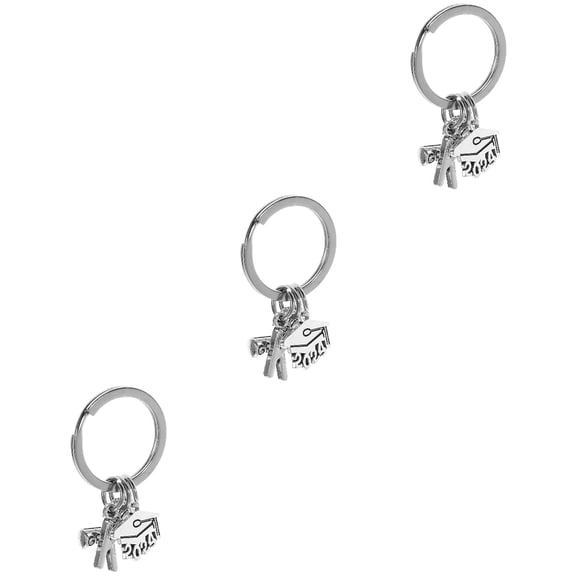 Set of 3 Key Chain Clip for Keys Graduation Season Keychain