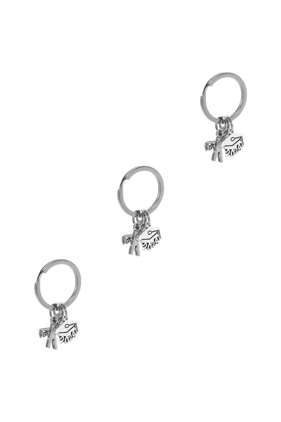 Set of 3 Key Chain Clip for Keys Graduation Season Keychain