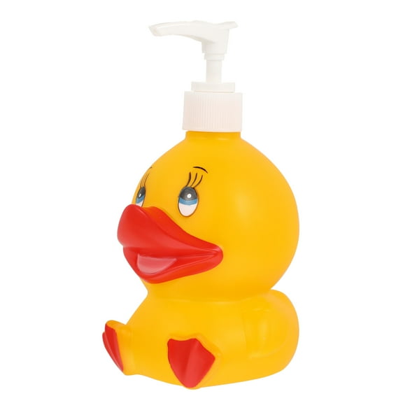 Set of 3 Kids Shampoo Dispenser Duck Hand Soap Cartoon Lotion