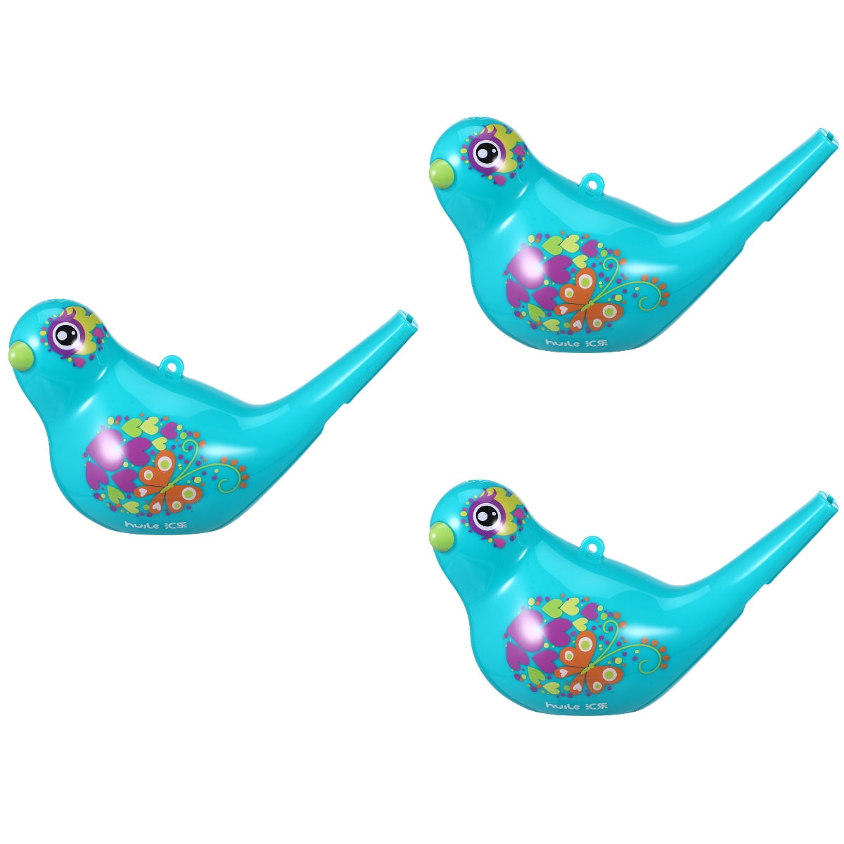Set of 3 Kids Whistle Water Girl Toys The Wiggles Birds Take Bath for