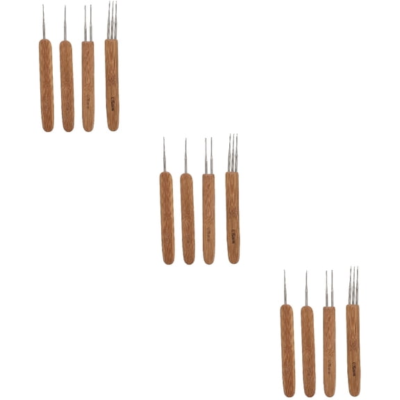 Set of 3 Kit Dreadlock Crochet Dreadlocks Weaving Tool Hair Knitting
