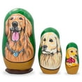 thumbnail image 1 of Set of 3 Labrador Retrievers Wooden Nesting Dolls 4.25 Inches, 1 of 2
