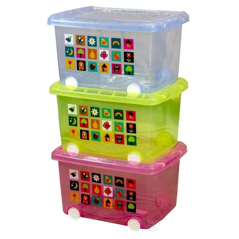 Buy Large Clear Storage Container With Lid and Handles Online at Basicwise