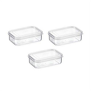 Lustroware Crystal Clear Nested Rectangular Food Storage Containers