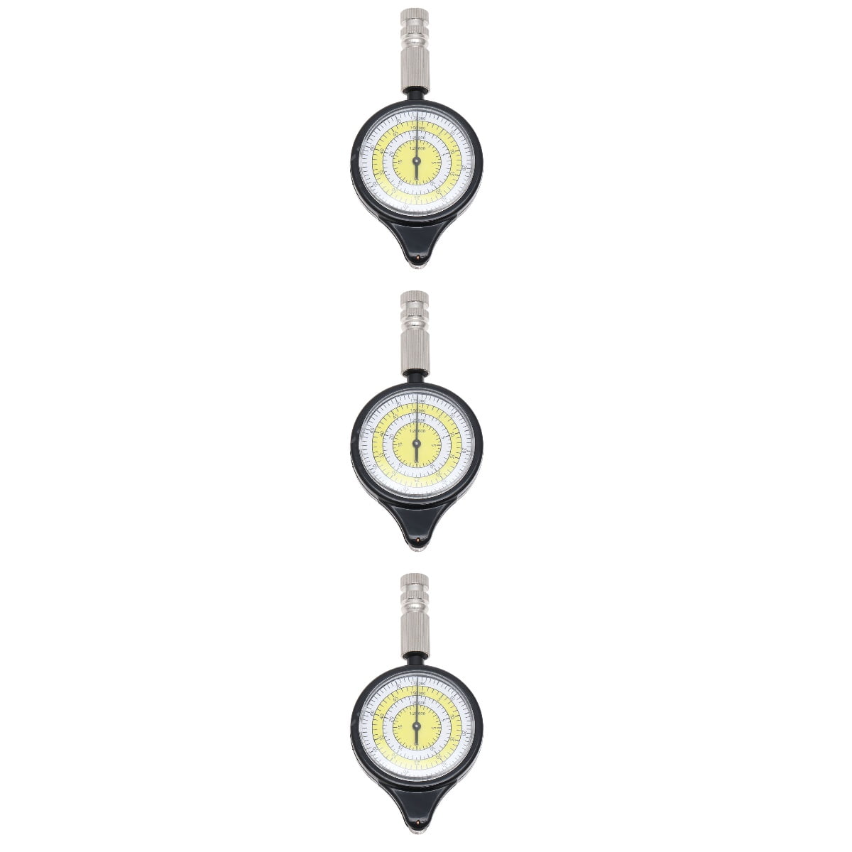 Set of 3 map measuring gadget for wild measurer wheel rangefinder