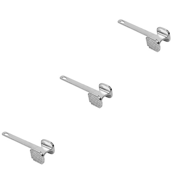 MOKKHNB Pork Chop Hammer Aluminum Kitchen Gadget Cooking 3Pcs 8.3*2.2*1.8in