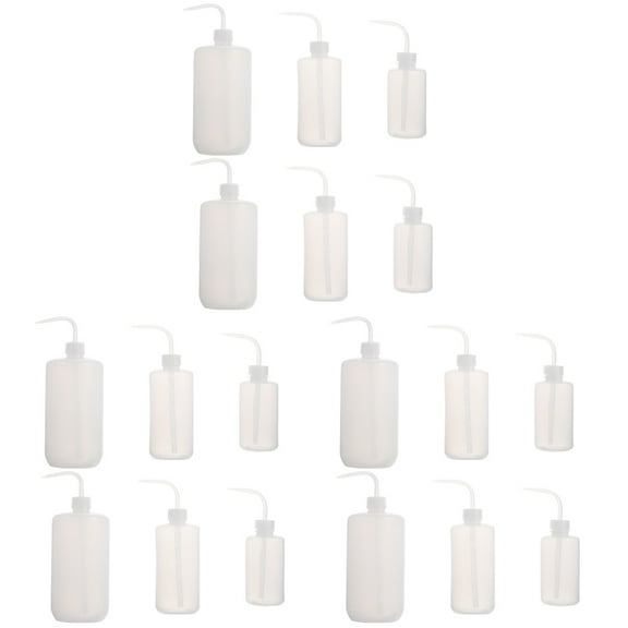 Set of 3 Medical Squeeze Bottle Curved Spout Pot Convenient Watering Bottles