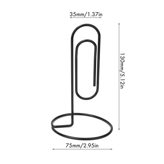 Set of 3 Metal Memo Holders for Office Desk, Stationery Organizer, and Table Number Display 3PCS metal