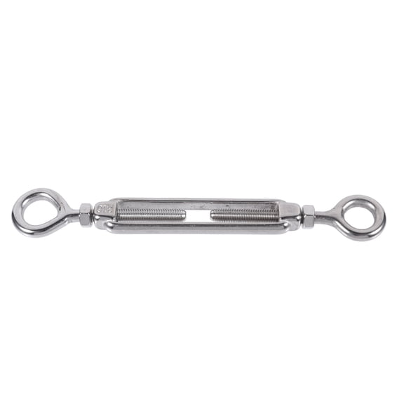 YOSADIER Durable Open-Body Turnbuckle Wire Tensioner Silver for Steel Wire 3Pcs