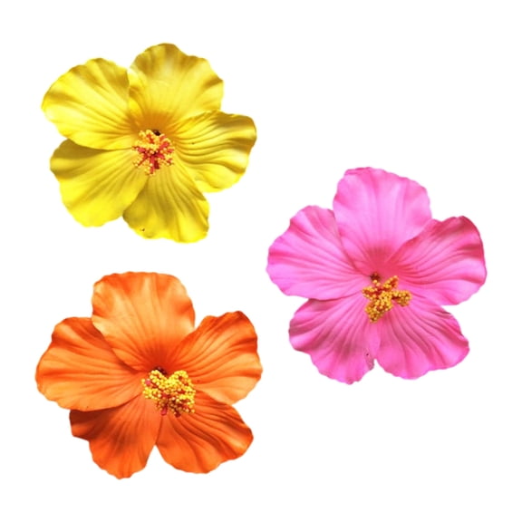 Set of 3 Nature Hairpin Accessories Coastal Theme Fabric Hair Ornamentation