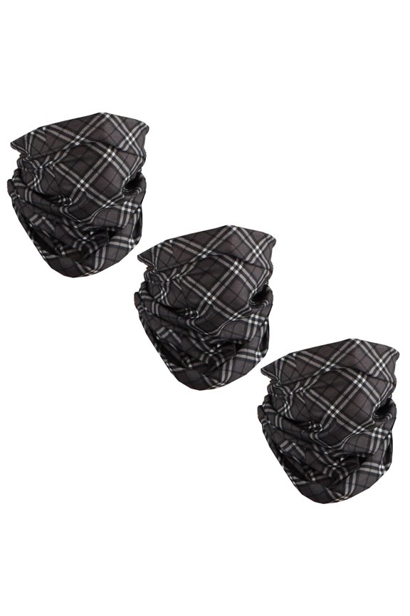 Set of 3 Neck Gaiter Seamless Face Mask Tube