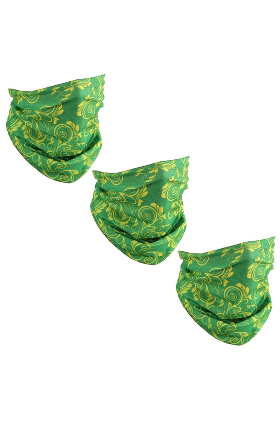 Set of 3 Neck Gaiter Seamless Face Mask Tube