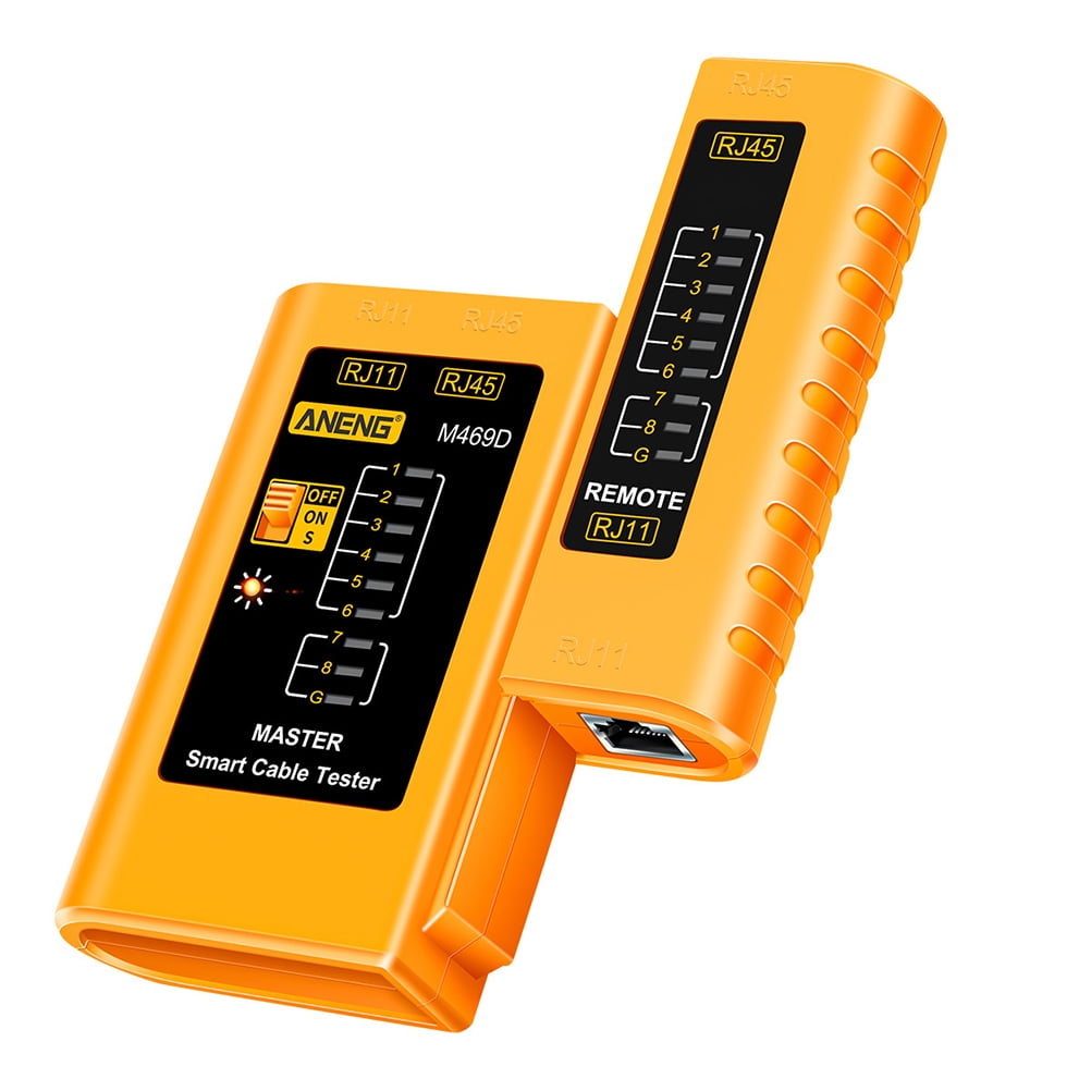 Set of 3 Network Cable Test Tool Voltage Coaxial Tester Yellow