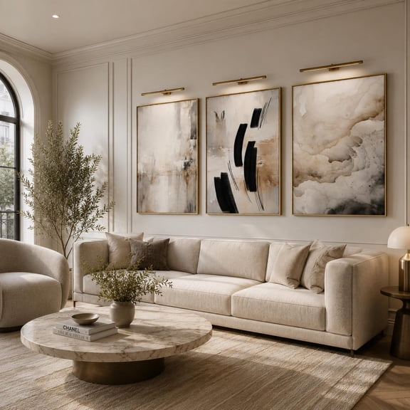Boho Abstract Wall Art Rustic Gallery Wall Art Wall Art Minimalist ...
