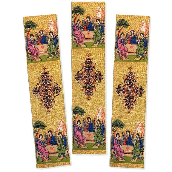Set of 3 Old Testament Trinity Book Markers Txtile Art 9 1/8"x2"